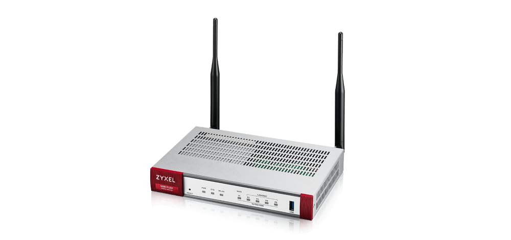 Zyxel ZyWALL USG Flex 100AX Network Security/UTM Firewall Appliance Inklusive 1-Jahres-UTM-Sicherheitspaket.