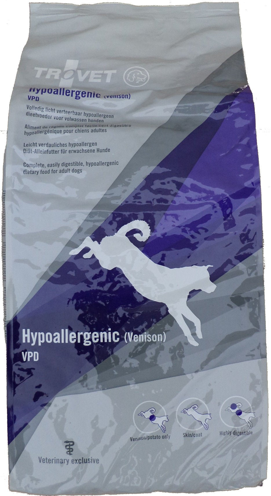 10kg Trovet VPD Hypoallergenic Hirsch Diät Hundefutter